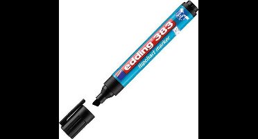 edding Flipover marker 383 1 - 5 mm, zwart (pak 10 stuks)