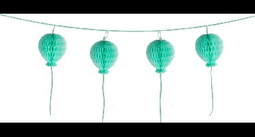 Amscan Slinger Honingraatballonnen 180 Cm Papier Turquoise