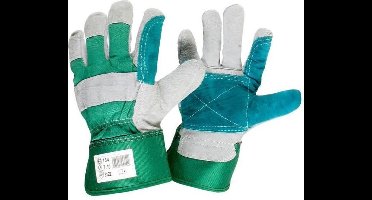 PRAKTISCHE TUIN Leren kraakhandschoenen - Gevoerd katoen - Maat 10 / L