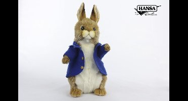 Konijntje mannetje met blauw jasje, Hansa