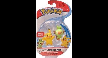 Pokemon: Battle Figure Pack - Grookey vs. Pikachu