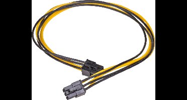 Akyga Power Verlengkabel Ak-Ca-49 Pci Express 6-Pins 0,4M Voor Pc
