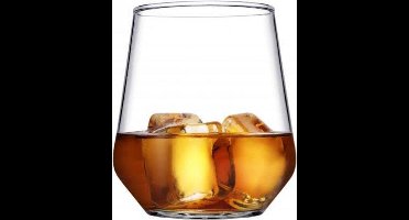 Whiskey glazen, Cocktailglazen set van 6 - Allegra, 345ml