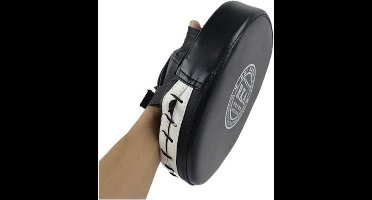 2X Bokshandschoenen Pads voor Muay Thai | Kick Boxing MMA Training | PU Schuim | Boxen | Bokspads | stootkussens | sparren |Thai boxing | Zwart -New Age Devi