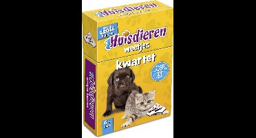 Huisdieren Weetjes Kwartet - kaartspel - Boordevol leuke feitjes over jouw favoriete dier