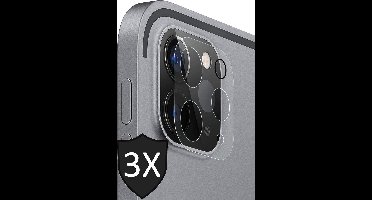 Camera Screenprotector geschikt voor iPad Pro 2020 12.9 inch - Screen Protector Glas - 3 Stuks