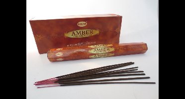 Hem Wierook Amber ( Doos met 120 stokjes)