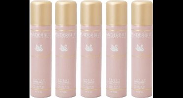 5x Gloria Vanderbilt deodorant Spray 75 ml = totaal 375 ml