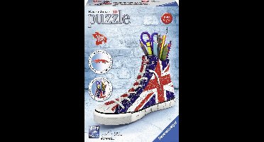 Ravensburger Sneaker Engelse vlag - 3D puzzel - 108 stukjes