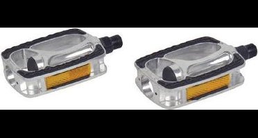 Dresco Fietspedalen - E-bike - Chroom/Zwart