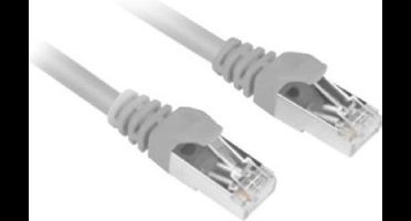 Sharkoon 4044951015108 - Netwerkkabel - RJ45 - 0.25 m - Grijs