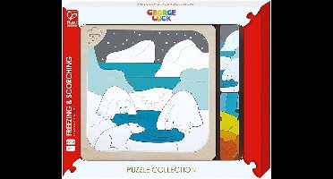 Hape Houten puzzel IJsberen 33 stukjes