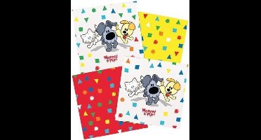 Servetten Woezel & Pip confetti 20 stuks