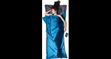 Cocoon TravelSheet Slaapzak Silk grijs/blauw