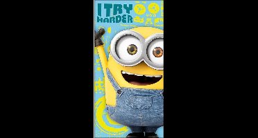 Minions badlaken / strandlaken 70x140 I Try Harder