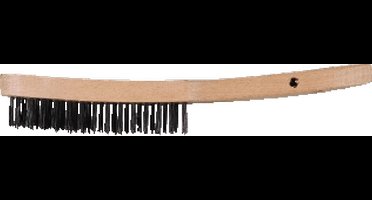 Metalen borstel met gegolfde draad