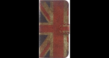 Shop4 - Asus Zenfone Go Hoesje - Wallet Case Vintage Britse Vlag