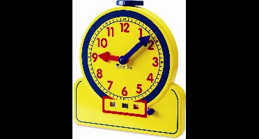 Instructieklok analoog en digitaal - 24 uurs notatie (XL: 32 cm)