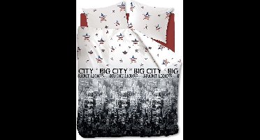 Ambiante Bright Lights - Dekbedovertrek - lits-jumeaux - 240x200/220 - Grijs