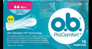 O.B.® ProComfort Mini Tampons -16 stuks