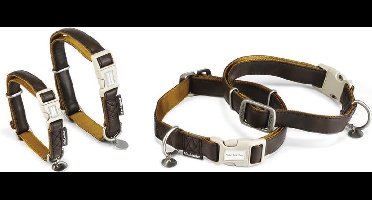 Beeztees Soft Touch - Halsband Hond - Bruin - 45-70x2,5 cm