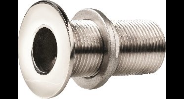 VETUS vlakke RVS Huiddoorvoer  ¾" x 72 mm