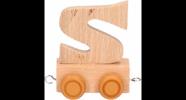 Houten letter trein S