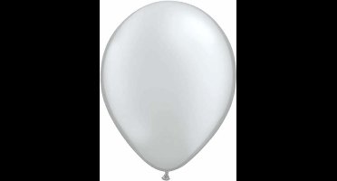 Qualatex ballonnen 100 stuks Silver