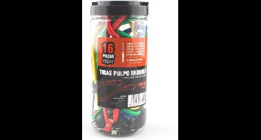 Elastiek snelbinder set - 16 delig
