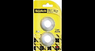 Scotch FT-5100-4927-1 136R2 Dubbelzijdige tape Scotch 665 Transparant (l x b) 6.3 m x 12 mm 2 stuk(s)