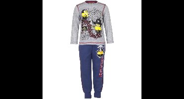 Minions Joggingpak / kledingset - 2-delig - Piraat - grijs/blauw - Maat 92/98 (3 jaar)