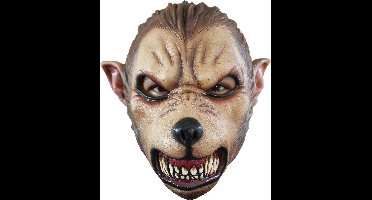 Masker bloeddorstige Wolf  Weerwolf voor volwassenen Halloween - Verkleedmasker - One size
