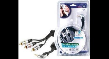 HQ 2.5m 3.5mm/3xRCA