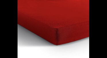 Dreamhouse Jersey Stretch Hoeslaken - 100% Katoen - 160/180x200 - Rood