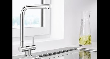 Blanco keukenkraan Laressa-F 521545 Chroom - hendel rechts