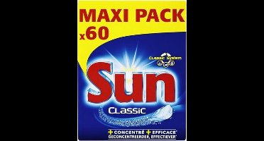 Sun Classic - 600 stuks - Vaatwastabletten - (Multipak 10x 60 stuks)