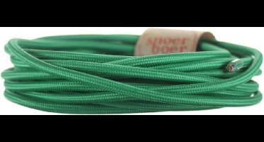 Snoerboer frisgroen strijkijzersnoer 2x0.75mm per meter