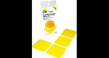 Anti-slip onderzetters - geel