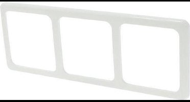 Peha Standaard Inbouw Afdekplaat - 3-voudig - Polarwit