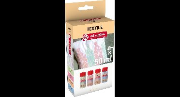 Talens Art Creation Textiel Set 4 x 50 ml Pastels