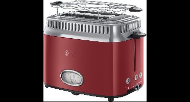 Russell Hobbs 21680-56 Retro Ribbon Red Broodrooster - Rood