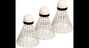 Jonotoys Badminton Shuttles 8 Cm 3 Stuks Wit