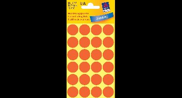 Huismerk Avery 3172 Ronde Etiket 18mm Licht Rood