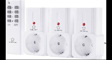 Renkforce Stopcontactset 4-delig Binnen 3680 W