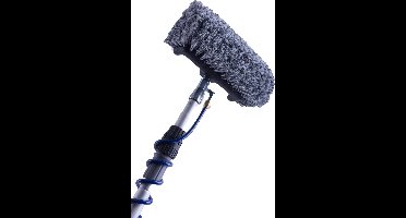 Telescoopsteel + Spiraal & Zeepdispenser + Vijfzijdige wasborstel - 4,5m