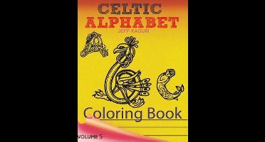 Celtic Alphebet Coloring Book- Celtic Letters Alphabet Coloring Book