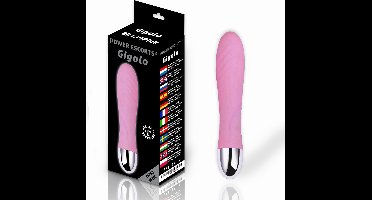 Power Escorts Gigolo Slanke G spot vibrator - Oplaadbaar - 17,2 cm - Roze - BR149