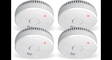 ELRO FS1801 Rookmelder - 10 jaar Sensor - 85dB - Voldoet aan Europese Norm EN14604 - 4 stuks