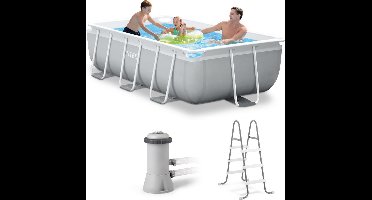 Intex Prism Frame zwembad 300 x 175 x 80 cm - Met Pomp - Met Trap