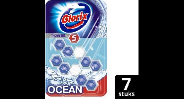 Glorix Power 5 Wc Blok Ocean - 7 x 2 stuks - Voordeelverpakking